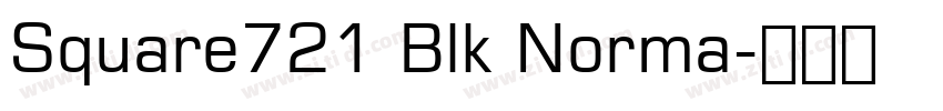 Square721 Blk Norma字体转换 Square721 Blk Norma字体转换